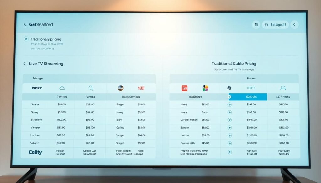 Live TV Streaming Cost Comparison Live TV Streaming Cost Comparison